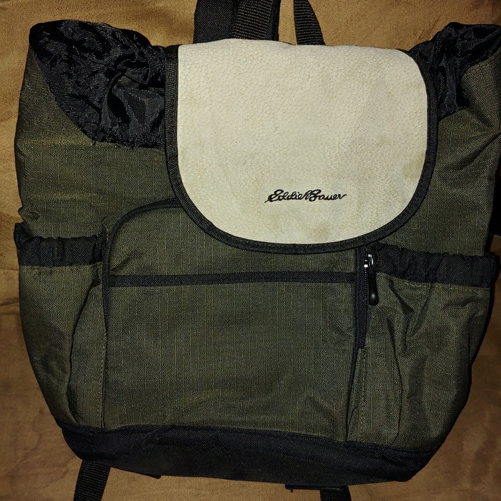 Forest green Eddie Bauer Backpack